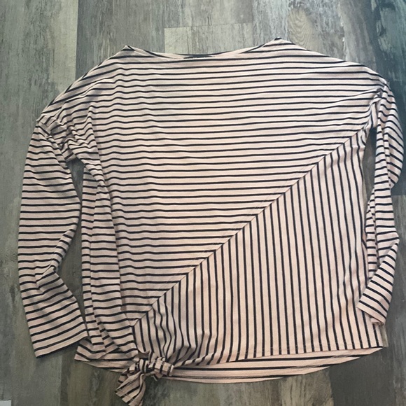 Hawthorne Tops - Striped Tie Top